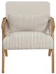 Homelegance® Chevron Beige/Brown Accent Chair-2