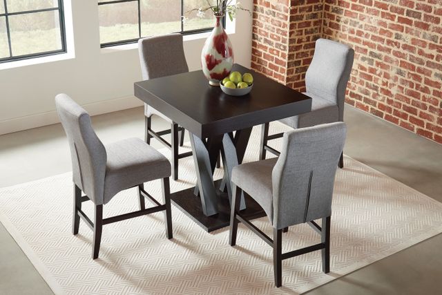 Coaster® Freda Cappuccino Square Counter Height Table-2