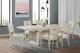 Elements International Avalanche Antique White Dining Table-1