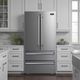 Kucht Professional 36" 22.5 Cu. Ft. Stainless Steel Counter Depth French Door Refrigerator-2