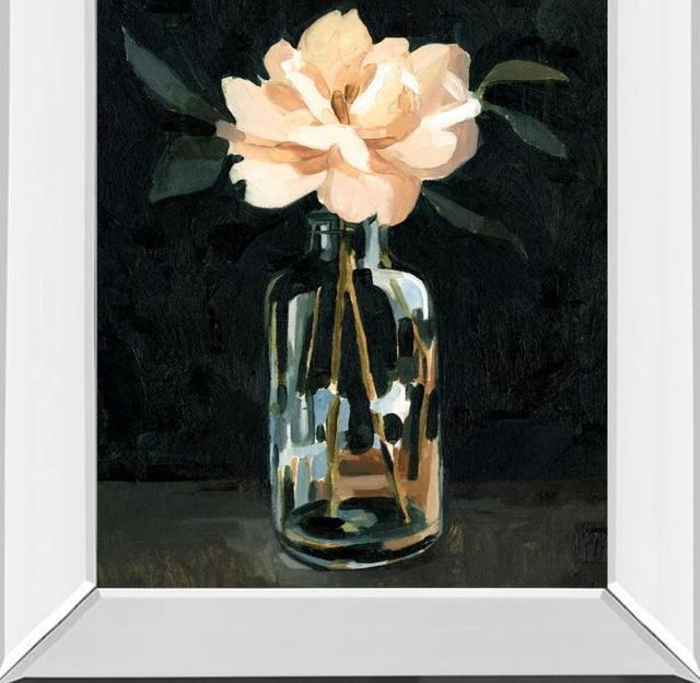 Classy Art Dark Rose Arrangement I by Emma Caroline Mirror Framed Wall Art-1