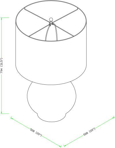 Surya Burke Light Gray Table Lamp-1