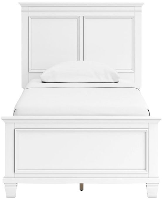 Signature Design by Ashley® Fortman White Twin Panel Bed-1