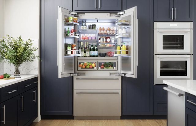 Thermador® Freedom® Masterpiece® 36" 18.7 Cu. Ft. Stainless Steel Built-in French Door Freezer-4