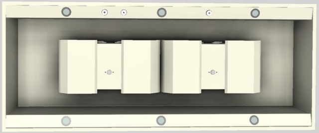 Vent-A-Hood® 66" Biscuit Contemporary Island Range Hood-2