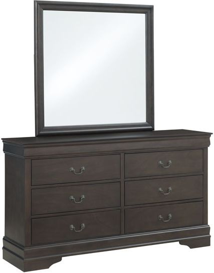 Signature Design by Ashley® Leewarden Dark Brown Bedroom Mirror-2