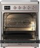 Ilve® Majestic III 30" Stainless Steel Pro Style Induction Range with Triple Glass Door and Copper Trim-1