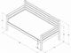 Kodiak Furniture Boho Linen Stone/White Twin Daybed with Mattress-4