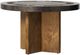 Four Hands Natural Brown Guanacaste Poker Table with Aged Metal Top-0