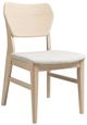 Intercon West End Ivory/Natural Curved Panel Side Chair-0