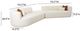 TOV Furniture Fickle 3-Piece Cream Modular Sectional-2