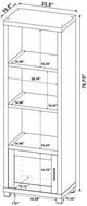 Coaster® Sachin Antique Pine Media Tower-3