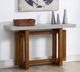 ACME Furniture Keven Gray Sofa Table with Walnut Base-1
