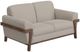 International Furniture Direct Loft Brown Beige Loveseat-0