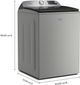 Maytag® Classic Silver Top Load Washer & Gas Dryer Laundry Pair-3
