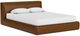 EQ3 Cello Queen Leather Upholstered Panel Bed-0