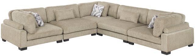 Homelegance® Tinley 5-Piece Brown Modular Sectional-0