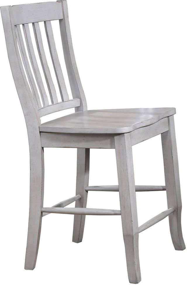 Winners Only® Carmel Gray Rake Bar Stool-0