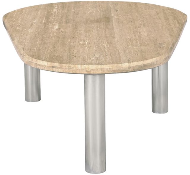 Moe's Home Collection Fia Beige Travertine Coffee Table -3