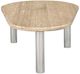 Moe's Home Collection Fia Beige Travertine Coffee Table -3