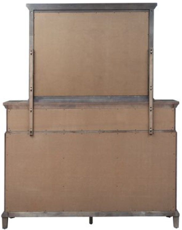 Liberty Furniture Artisan Prairie Dark Brown Dresser and Mirror-2