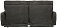 Catnapper® Dorian Charcoal/Nutmeg Reclining Sofa-2