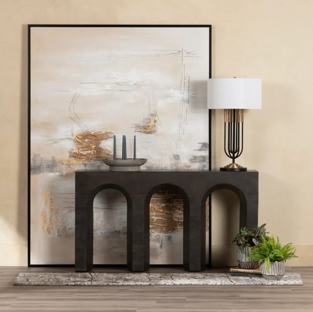 Crestview Collection Trinity Brown Console Table-1