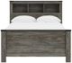 Signature Design by Ashley® Frandern Gray Full Bookcase Panel Bed-2