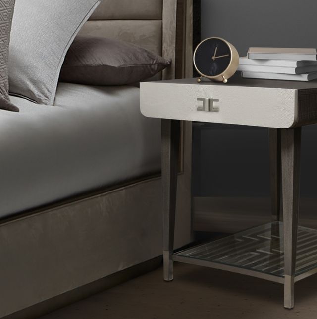 Michael Amini® Roxbury Park Slate End Table-1