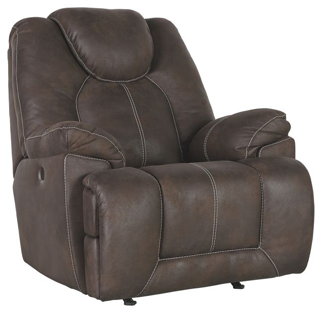 Signature Design by Ashley® Warrior Fortress Coffee Power Rocker Recliner-1