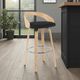 Armen Living Sonia Black/Oak Barstool-1