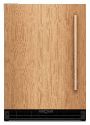 Front view of the KitchenAid® 24" 4.8 Cu. Ft. Panel Ready Beverage Center