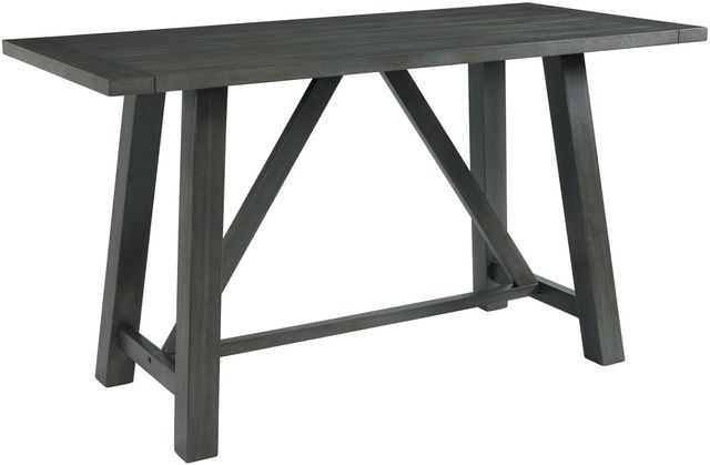 Elements International Renegade 6-Piece Grey Counter Height Dining Set-1