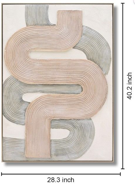 Classy Living Mesmerizing Textured Sandstone Flow Wall Art-2
