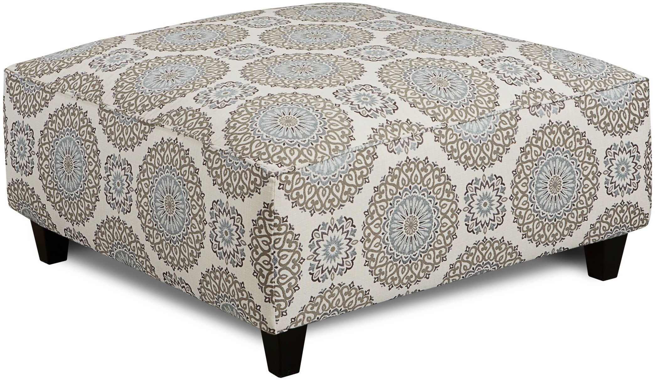 Fusion Furniture 1140 Grande Mist Brianne Twilight Off White