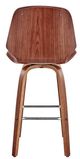 Armen Living Arabella Brown 26" Bar Stool-3
