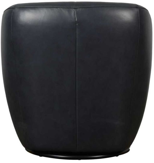 Liberty Furniture Dawson Carmel Slate Leather Swivel Accent Chair-4