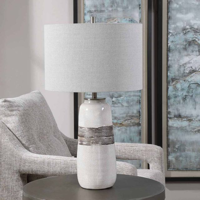 Uttermost® Comanche Off-White Table Lamp-1