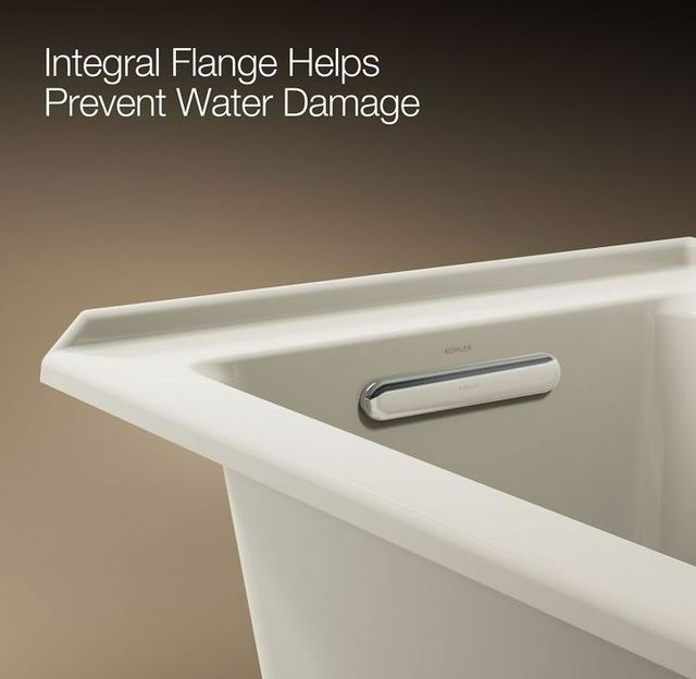 KOHLER® Archer® Biscuit 60" x 30" Alcove Bath - Left Drain-4