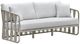 Intercon Alexa 2-Piece White Aluminum Outdoor Seating Set-3