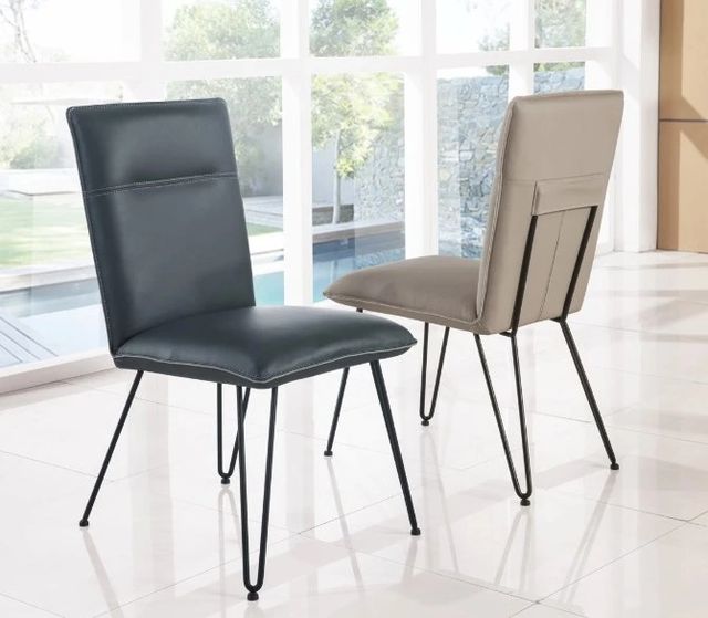 Modus Furniture Crossroads Demi Taupe Hairpin Leg Dining Side Chair-1