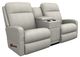 La-Z-Boy® Finley Oyster Manual Wall Reclining Loveseat with Console-0