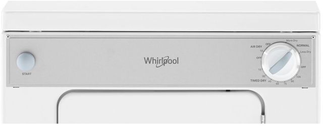 Whirlpool® 3.4 Cu. Ft. White Compact Front Load Electric Dryer-3