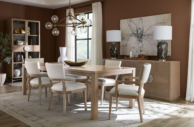 Hooker® Furniture Sonnet Savile Oatmeal/Wren Upholstered Dining Side Chair-1
