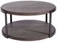 Liberty Furniture Modern View Gauntlet Gray Round Cocktail Table-2