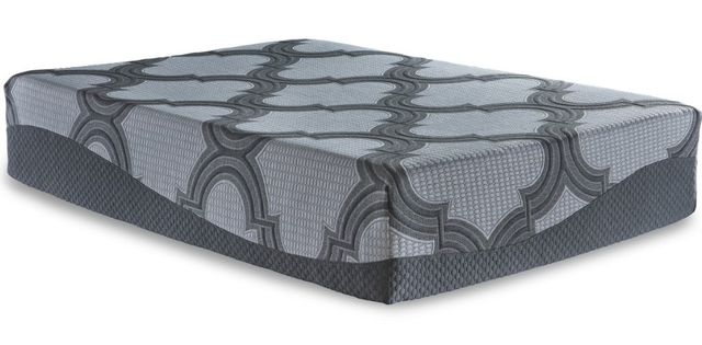 Sierra Sleep® by Ashley® 2-Piece 14" Hybrid and Best Adjustable Base Queen Mattress Set-1
