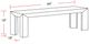 Parker House® Crossings Downtown 6-Piece Amber/Quartermaster Sage Dining Table Set-4