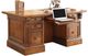 Parker House® Huntington Antique Vintage Pecan Double Pedestal Executive Desk-0