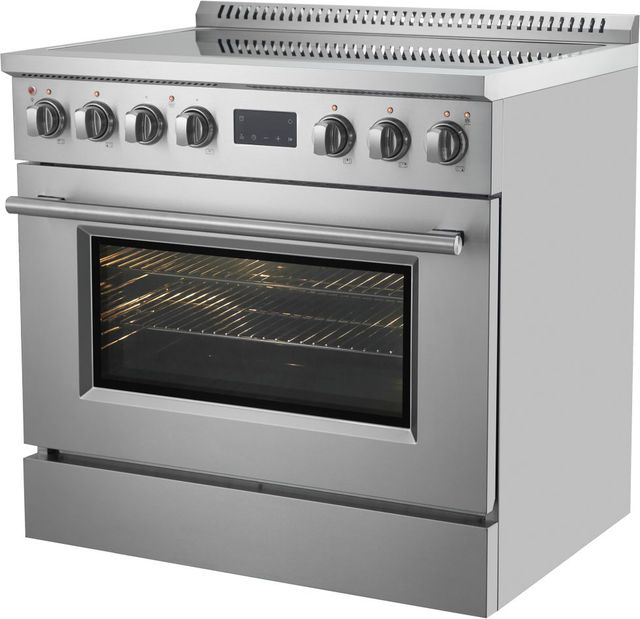 FORNO® Torino Series Alta Qualita 36" Stainless Steel Freestanding Induction Range-2