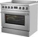 FORNO® Torino Series Alta Qualita 36" Stainless Steel Freestanding Induction Range-2